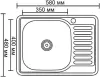 Кухонная мойка Ledeme L65848-L фото 2