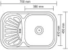 Кухонная мойка Ledeme L67549-R фото 2