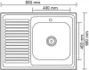 Кухонная мойка Ledeme L98060-R фото 2