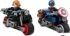 Конструктор Lego Marvel Super Heroes Черная вдова и Капитан Америка на мотоциклах / 76260 icon 2
