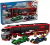 Конструктор Lego City 60445 Грузовик F1 с болидами RB20 и AMR24 F1 icon 2