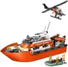 Конструктор Lego City 60504 Спасательный катер и вертолет береговой охраны фото 7