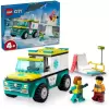 Конструктор Lego City Скорая помощь и сноубордист 60403 icon 2