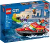 Конструктор Lego City Спасательный пожарный катер / 60373 icon