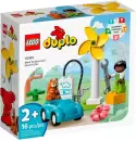 Конструктор Lego Duplo Ветряная турбина и электромобиль 10985 icon