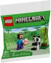 Конструктор LEGO Minecraft Стив и малышка Панда 30672  icon