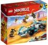 Конструктор Lego Ninjago Гоночный автомобиль Зейна - Сила дракона кружитцу / 71791 icon