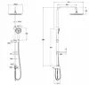 Душевая система Lemark LM8809C icon 2