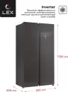 Холодильник LEX LSB520STGID фото 11