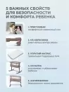 Детская кроватка Lionelo Aurora (beige taupe) фото 7