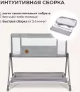 Детская кроватка Lionelo Luna (grey concrete) icon 2