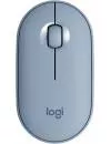 Компьютерная мышь Logitech M350 Pebble (голубой) icon