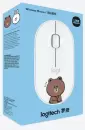 Компьютерная мышь Logitech M350 Pebble Line Friends Brown (белый) icon 5