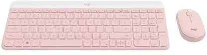 Клавиатура + мышь Logitech MK470 (розовый) фото 2