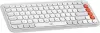 Клавиатура Logitech Pop Icon Keys 920-013088 (белый/оранжевый, с гравировкой) фото 3