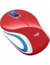 Компьютерная мышь Logitech Wireless Mini Mouse M187 Red фото 3