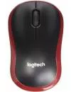 Компьютерная мышь Logitech Wireless Mouse M185 Black/Red icon