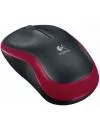 Компьютерная мышь Logitech Wireless Mouse M185 Black/Red фото 2