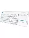 Клавиатура Logitech Wireless Touch Keyboard K400 Plus White фото 2