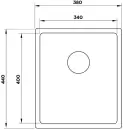 Кухонная мойка Longran Techno TEB340.400 icon 2