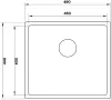 Кухонная мойка Longran Techno TEB450.400 icon 2