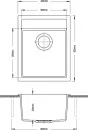 Кухонная мойка Longran Ultra ULS 400.500 (lava/40) icon 2