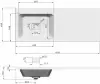 Умывальник Madera Kamilla 120 L icon 4