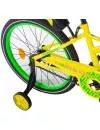 Детский велосипед Mikado Slender 20 (жёлто-зеленый) фото 3
