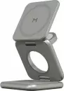 Беспроводное зарядное Magssory Fold Pro 3 в 1 WCH063 (титановый) icon