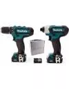 Аккумуляторная дрель-шуруповерт+гайковерт Makita CLX 201X icon