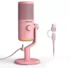 Проводной микрофон Maono DM30 (розовый) фото 3