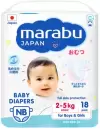 Подгузники детские Marabu Premium Japan New Born (18 шт) icon