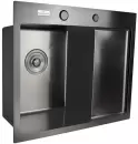 Кухонная мойка Marrbaxx B5848L-MR (черный/графит) icon 3