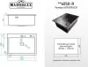 Кухонная мойка Marrbaxx B6050-R Decor B6050-DMR (графит) icon 8