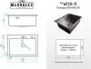 Кухонная мойка Marrbaxx C6050-R Decor C6050-DMR (сатин) icon 7