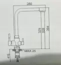 Смеситель Marrbaxx Карельский камень КМ006/Q8 (серый/темно-серый) icon 2