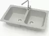 Кухонная мойка Marrbaxx Карельский камень модель 20/Q10 (светло-серый) icon 2