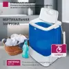 Активаторная стиральная машина Мастерица WM-0102 (белый/синий) фото 3