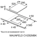 Индукционная варочная панель MAUNFELD CVI292MBK2 фото 8