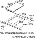 Варочная панель MAUNFELD CVI292S2BBK icon 8