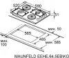 Комбинированная варочная панель MAUNFELD EEHE 64.5EB/KG фото 9
