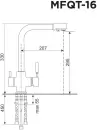 Смеситель MAUNFELD MFQT-16LBG icon 2