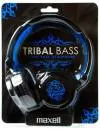 Наушники Maxell Tribal Bass Blue фото 2