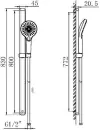 Душевой гарнитур Maxonor Pure Life PL8009-16 icon 2