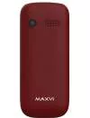 Мобильный телефон Maxvi K20 (винный красный) фото 2