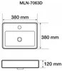 Умывальник Melana MLN-7063D icon 3