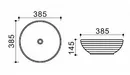 Умывальник Melana MLN-T4005-G23 icon 2