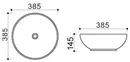 Умывальник Melana MLN-T4005-G25 icon 3