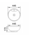 Умывальник Melana MLN-210 icon 2