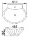 Умывальник Melana MLN-214 icon 2